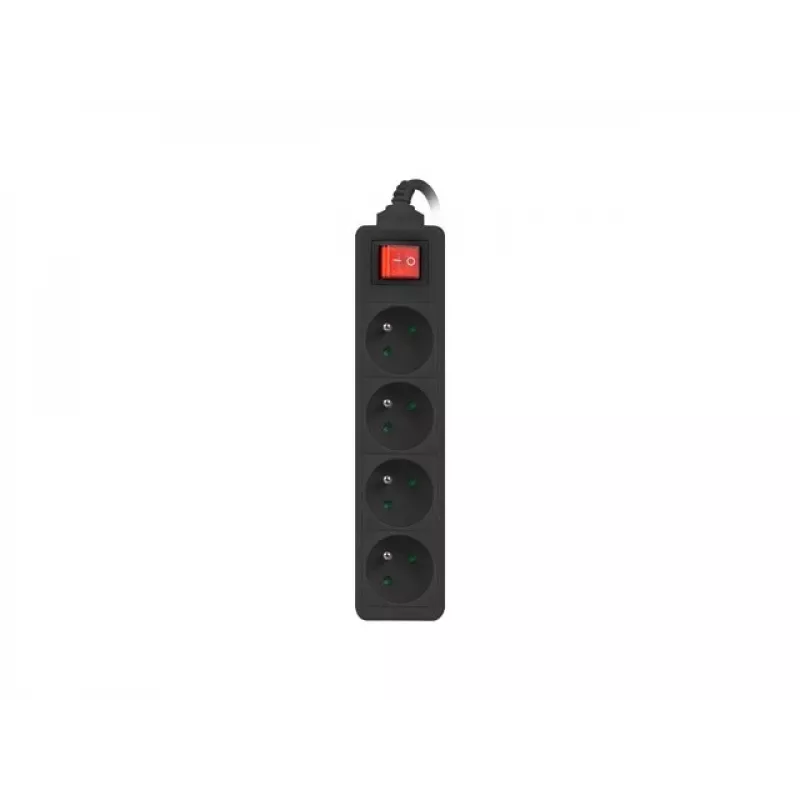 Lanberg PS1-04E-0150-BK Produkts Melns
