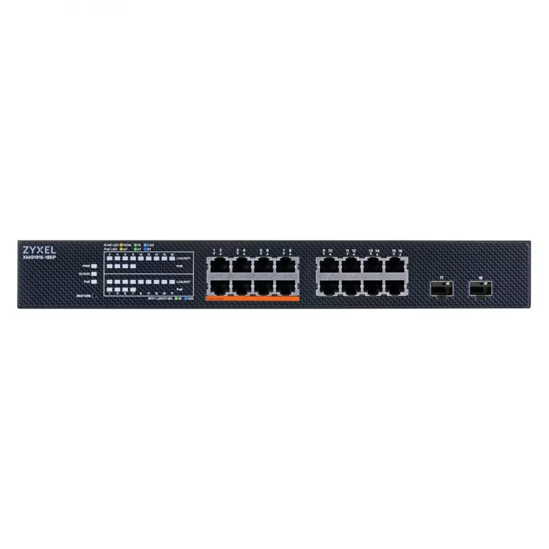 Zyxel XMG1915-18EP Pārvaldāms L2 2.5G Ethernet (100/1000/2500) Power over Ethernet (PoE)