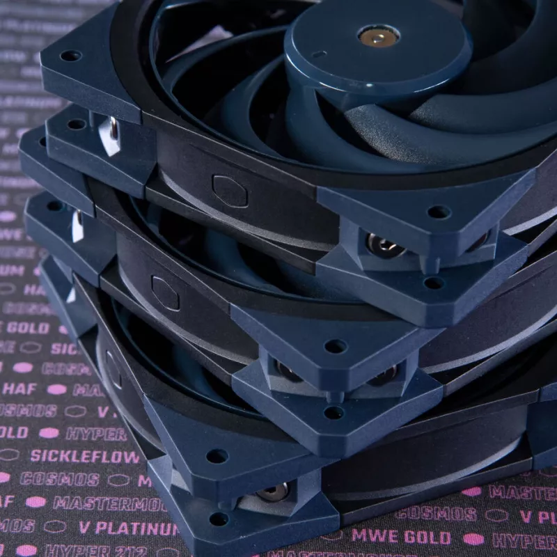 Ventilators Cooler Master Mobius 120 OC 12 cm Melns 3 Ātrumi 3200 RPM