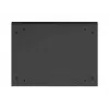 Pie sienas stiprināms 19 collu plaukta skapis LANBERG 4U 600x450 mm melns ar metāla durvīm