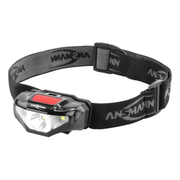 Ansmann HD70B - galvas lukturītis - melns - ABS - plastmasa - IP44 - LED - 1 lampa