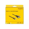 DeLOCK Adapteris USB 2.0 Type-A uz seriālo RS-232 D-Sub 9 kontaktu vīrišķais 1.5m