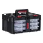 KETER Stack'N'Roll instrumentu kaste (17210831/253380) ar 3 organizatoriem, melna