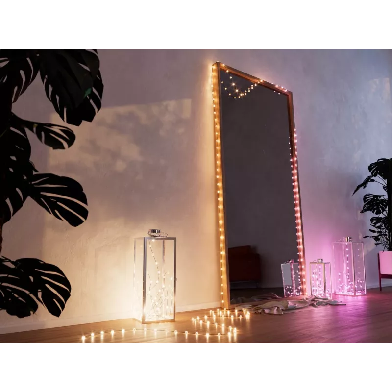 Viedā dekoratīvā gaisma Twinkly Strings USB-C Pearls Wi-Fi/Bluetooth Multicolour