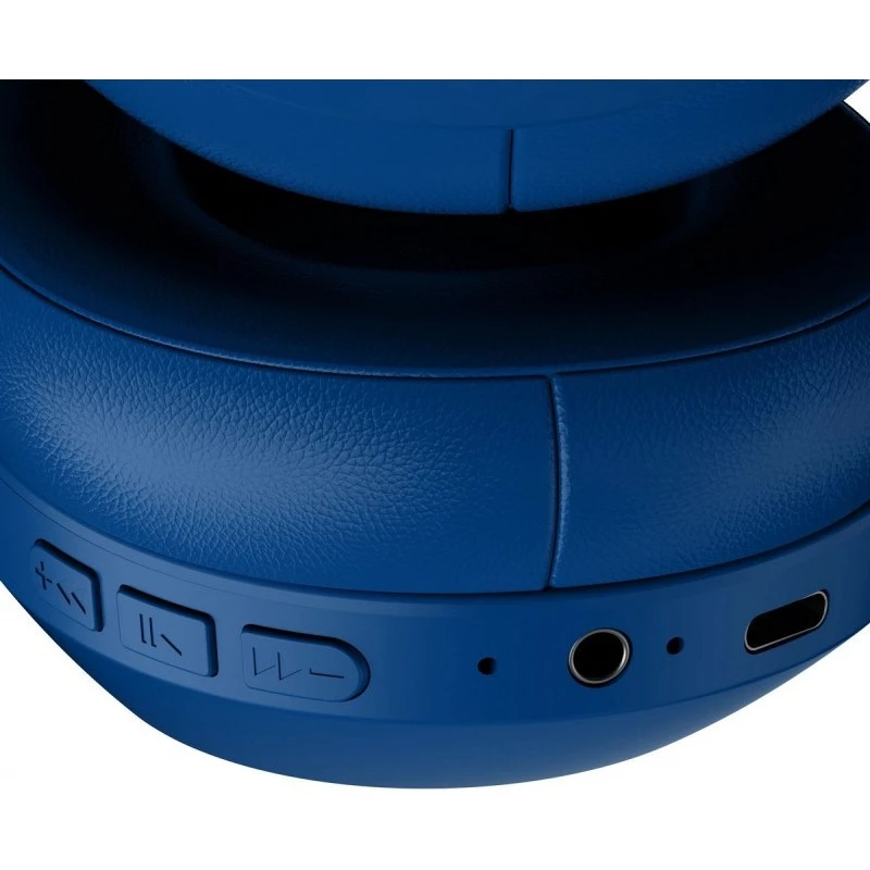 Bezvadu austiņas Defender Fre Emotion B490 — zilas, virsgalvas, Bluetooth, iebūvēts mikrofons
