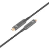 USB-C video kabelis TB AKTBXIACCOP500B hibrīds 4K, 5 m garš