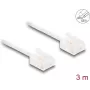 Tīkla kabelis DeLOCK RJ45 Cat.6 UTP Ultra plāns 3m Balts