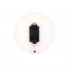 NeXtime klok 2615ro Focus, Ø25 cm, sienas, balts/sarkans