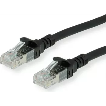 ROLINE - Patch-kabelis - RJ-45 (M) to RJ-45 (M) - 3 m - SFTP, PiMF - CAT 6 - Halogen-Free, Moulded, Stranded - Melns (21.15.2653)