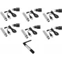Bezvadu DMX sistēma EUROLITE QuickDMX Set Sender 1x + 6x Akku uztvērēji (bezvadu DMX raidītājs/uztvērējs)