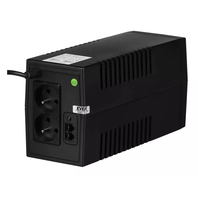 Ever EASYLINE 850 AVR USB Line-Interactive 0.85 kVA 480 W 2 AC kontaktligzdas