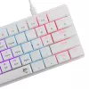 Mehāniskā tastatūra White Shark Nagamaki GK-006211 — kompakts izkārtojums, sarkanie mehāniskie slēdži, balts korpuss