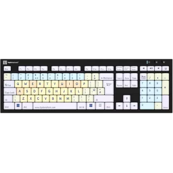 Tastatūra LogicKeyboard Dyslexie tastatūra Nero UK datoriem LKB-DYSLEX-BJPU-UK — UK izkārtojums, disleksijai draudzīgs taustiņu dizains