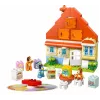 Būvējamā rotaļlieta LEGO Bluey ģimenes māja ar atmiņas spēli 10459 — 83 gabali, 3 minifigūras, vecums 3+