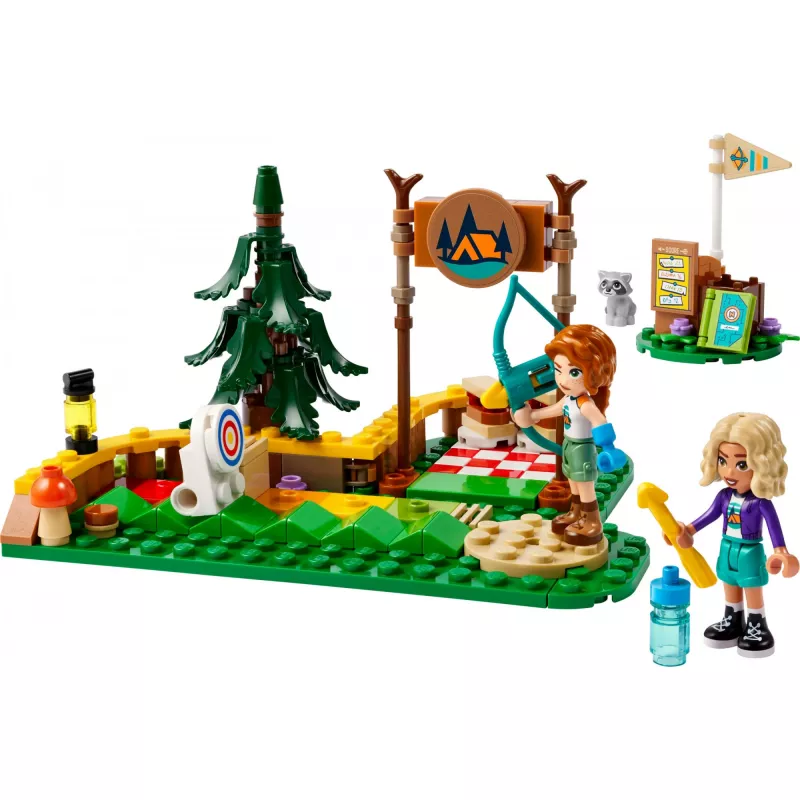 Konstruktors LEGO Friends Loka šaušanas piedzīvojumu nometne 42622 — 157 gab., 2 minifigūras, vecums 6+