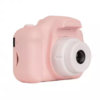 Bērnu digitālā kamera DENVER KCA-1340RO — kompakta 85 g, rozā