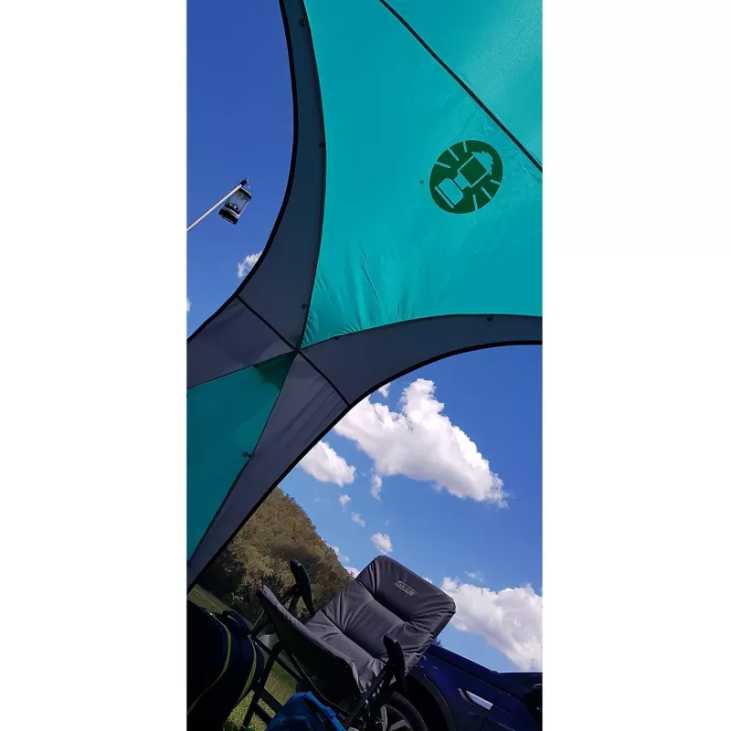 Event Dome Shelter L, 3,65 x 3,65m, Paviljons Gaiši Zils/Pelēks