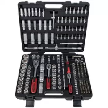 KS Tools 1/4 +3/8 +1/2 uzmavu uzgriežņu atslēgu komplekts 195-daļīgs 917.0795
