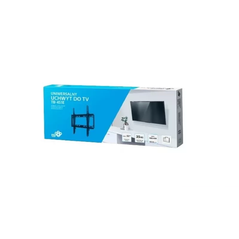 TV sienas stiprinājums TB 451E, ražotājs TB, televizoriem līdz 55 collām (35 kg), VESA 400x400