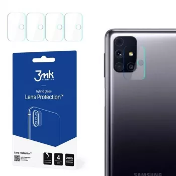 Kameru objektīva aizsargs 3MK Samsung Galaxy M31s — 1 gab.