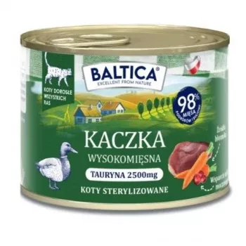 BALTICA regionalās garšas Pīle - mitrā kaķu barība - 185g