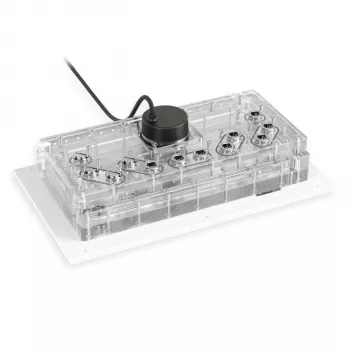 Alphacool Distroplate Apex Dark Base Pro 901 RGB Support — sadales plāksne datora ūdens dzesēšanai, modelis 14658