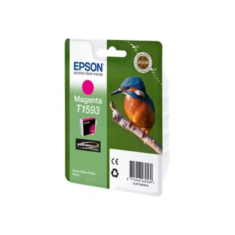 Epson T1593 fuksīna, fuksīna, pigmenta bāzes tinte, 17 ml, 1 gab., 1200 lappuses