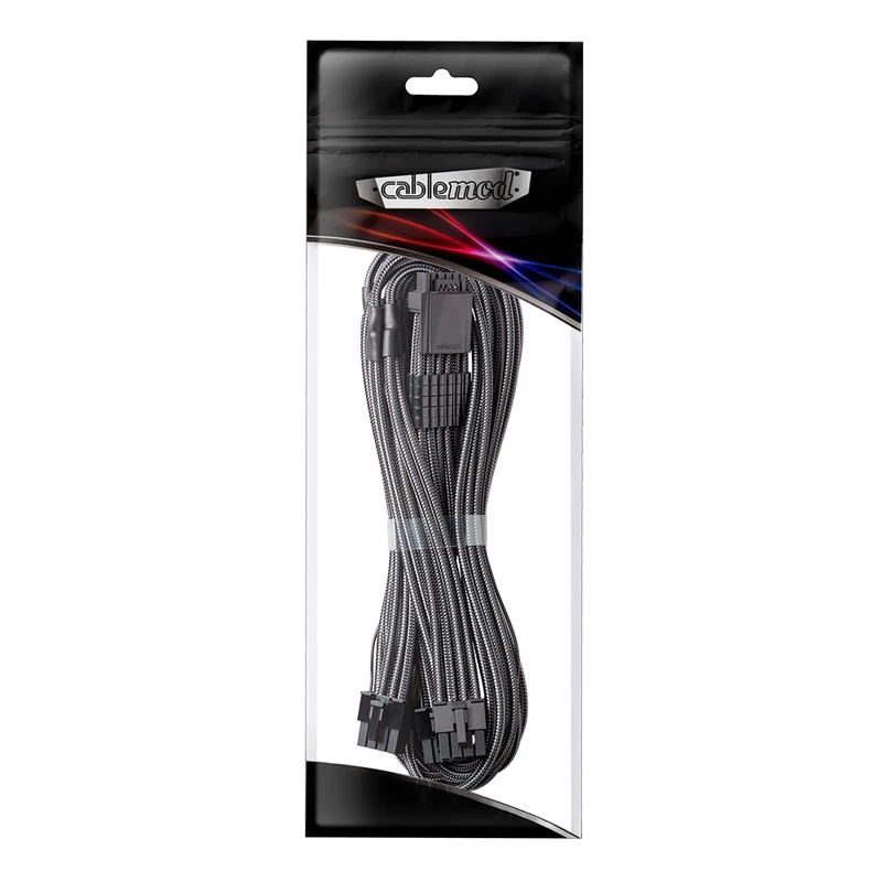 CableMod C-Series Pro ModMesh Apvalkots 12VHPWR PCI-e Kabelis Corsair (Oglekļa, 16-pin uz Trīskāršu 8-pin, 600 mm)