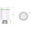Iekštelpu rotējošs LED sensors EZVIZ T55 — balta plastmasa, AA baterija, Ø 5,5 cm, augstums 95 mm