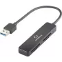 RF-PCR-220 USB karšu lasītājs viedtālruņu/planšetdatoru karšu lasītājs melns (RF-5151022)