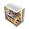 Datorkorpuss Darkflash C280 (balts) ar 7 dzesēšanas ventilatoriem