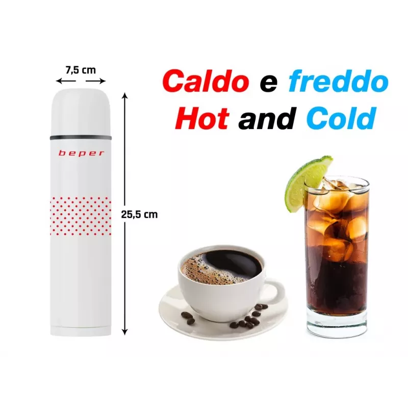 Elektriskā tējkanna Beper BI.504 500 ml, nerūsējošais tērauds, 2200 W