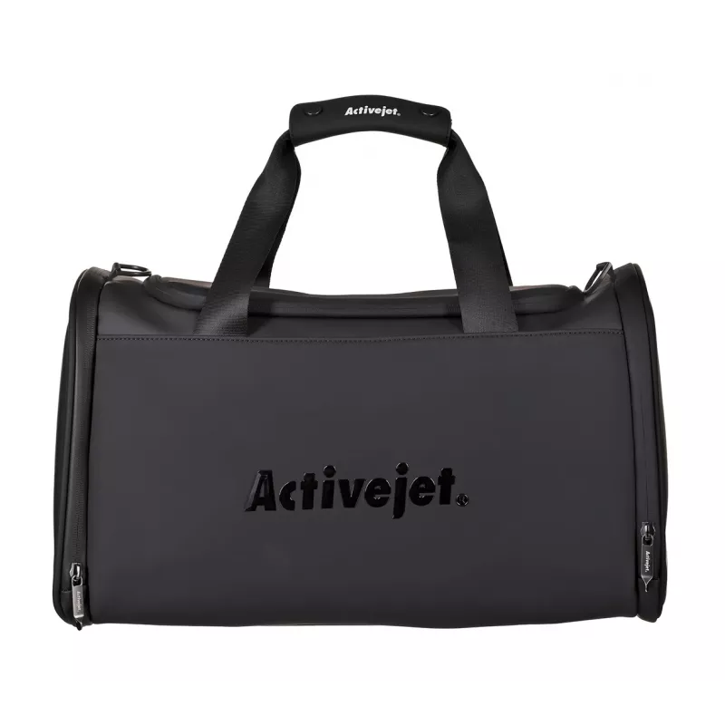 Limfātiskās kompresijas kāju masieris ActiveJet ACM-PLUS-A1 L — akumulators 25 W, iebūvēts akumulators, 380×1020×60 mm, melns