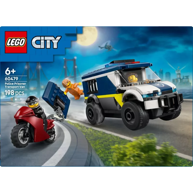 LEGO CITY 60479 Policijas ieslodzīto pārvadāšanas furgons