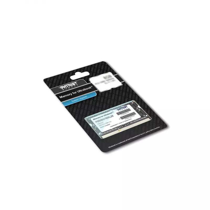Klēpjdatora atmiņa PATRIOT 8GB DDR3 1600MHz 204-pin SO-DIMM 1.35V
