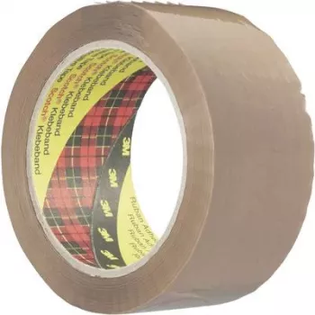 Iepakojuma lente 3M KT-0000-2277-4, caurspīdīga, 66 m × 50 mm, biaksiāla