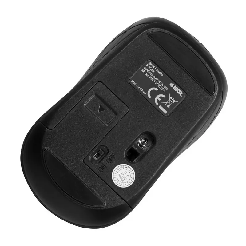 IBOX Rosella - Pele - 2,4 GHz - Zila - Pele - Optiskā - 3 pogas - Zila