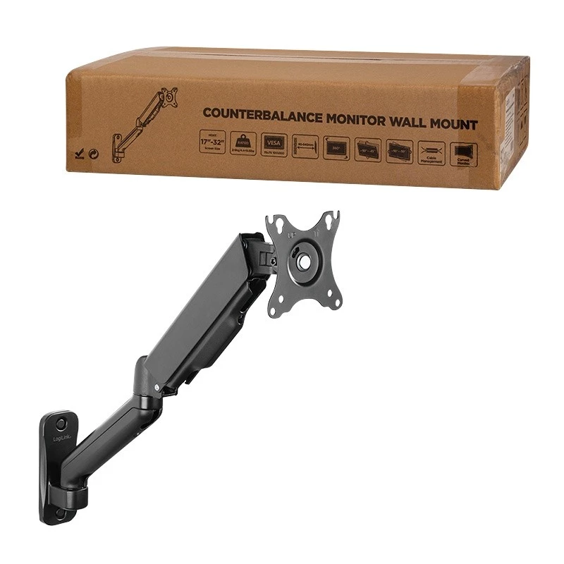 Monitora stiprinājums LogiLink BP0145 32 collu pie sienas Melns