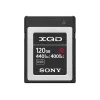 Sony QD-G120F 120 GB ātrdarbīga XQD atmiņas karte, 120 GB, XQD, 440 MB/s, 400 MB/s, ūdensizturīga, temperatūras izturīga, melna