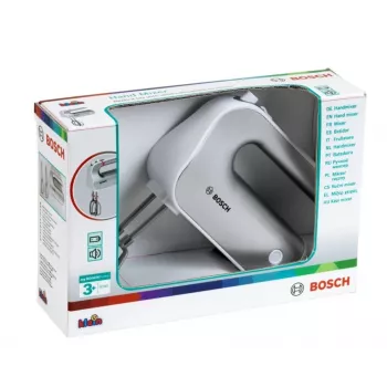 Rotaļu virtuves mikseris KLEIN Mixer Bosch 9240 Sudraba – izlikšanās spēļu ierīce, rokā turams izmērs bērniem