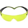 3M SecureFit 400 aizsargbrilles — melns rāmis, zaļas tonētas lēcas, UV aizsardzība, pretsviedru pārklājums