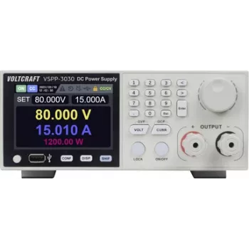 Voltcraft VSPP-3030 laboratorijas barošanas bloks uzstādīšanai statīvā, regulējams 0 -/DC 0 - 15 A (VC-17068700)