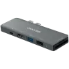 Canyon DS-5 USB 2.0 Type-C pelēks SD karšu lasītājs 60 Hz