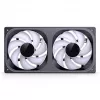 Dzesēšanas ventilators Jonsbo ZB-240 240mm ARGB PWM melns — Bezgalības spoguļa dizains