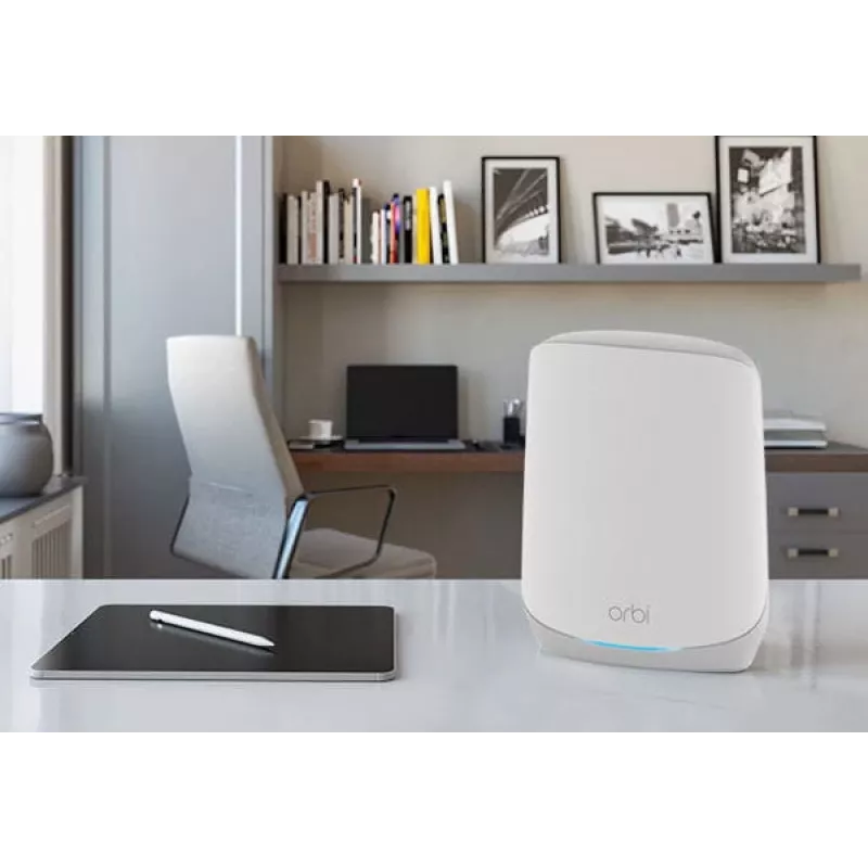 NETGEAR Orbi RBK763S Tri-band (2.4 GHz / 5 GHz / 5 GHz) Wi-Fi 6 (802.11ax) balta 7 Internal - RBK763S-100EUS