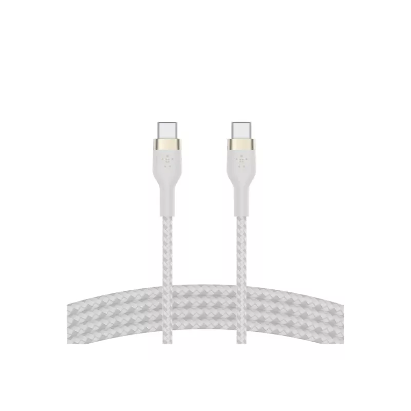 USB kabelis Belkin BOOST↑CHARGE PRO Flex 2m USB C Balts