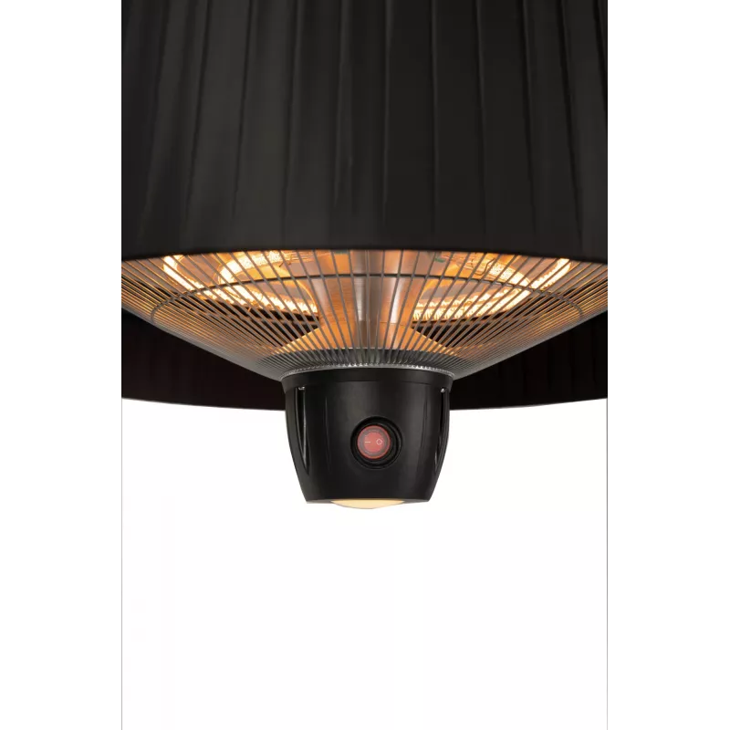 Infrasarkanais sildītājs SUNRED ARTIX C-HB, 1500 W, melns, IP24 lietošanai ārpus telpām