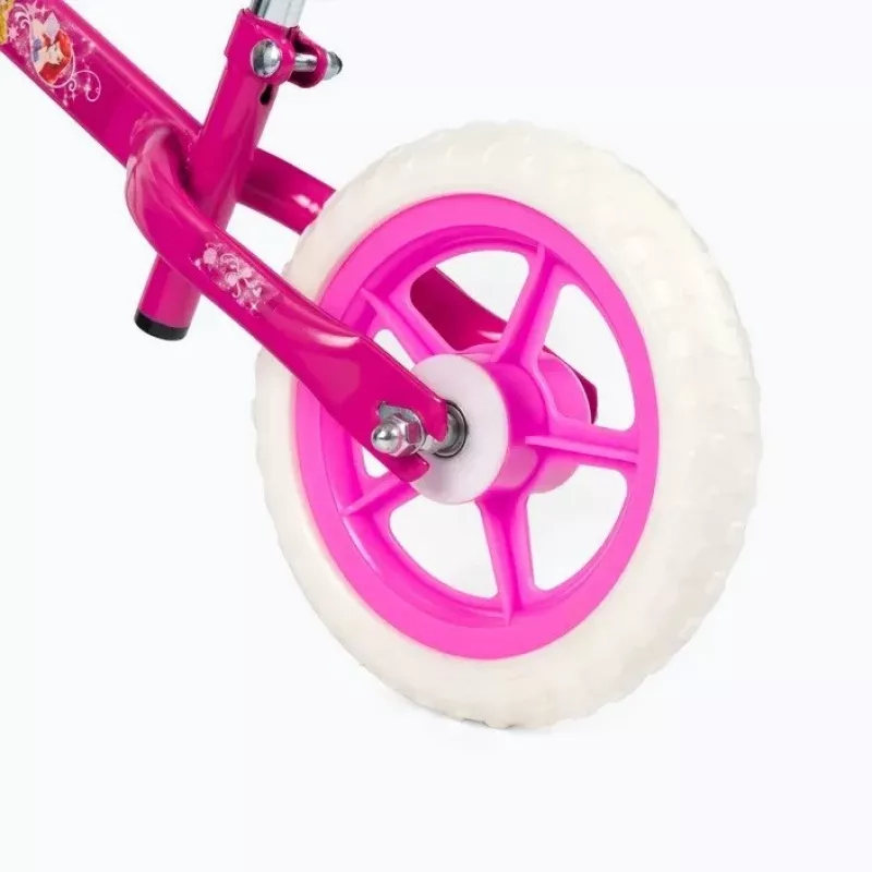 Līdzsvara velosipēds HUFFY Princess 10 collas bērniem, bez pedāļiem, viegls rāmis, putuplasta riepas
