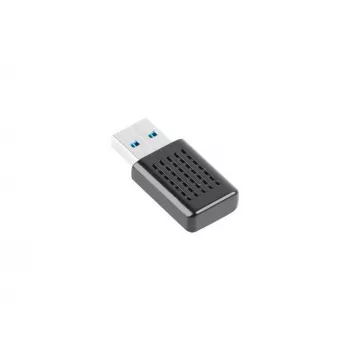 Bezvadu USB tīkla adapteris LANBERG NC-1200-WI, WLAN USB 2.0, 2x iekšējās antenas 2 dBi, līdz 5000 Mbit/s