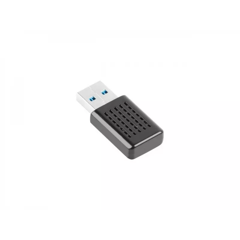 Bezvadu USB tīkla adapteris LANBERG NC-1200-WI, WLAN USB 2.0, 2x iekšējās antenas 2 dBi, līdz 5000 Mbit/s